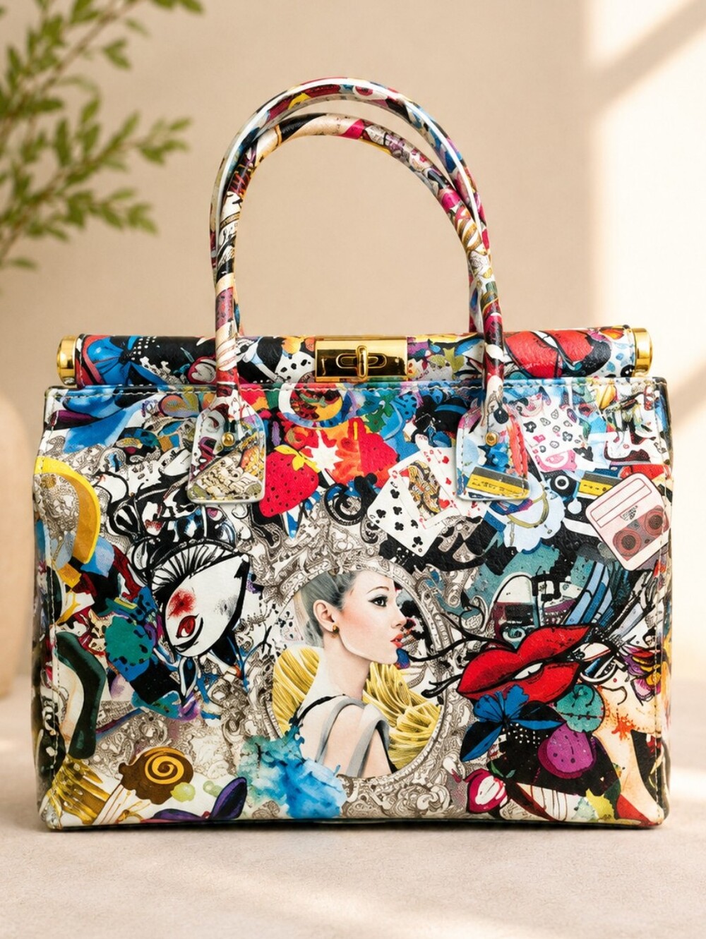 ✨ GORGEOUS talian Handmade Vera Pelle Leather Art Tote / Satchel – Never Used